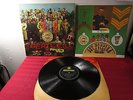 THE BEATLES SGT PEPPER LONELY HEARTS RECORD ALBUM 1967 PMC 7027 PARLOPHONE MONO