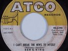 Northern Soul 45 BEN E. KING I Can't Break The News To Myself ATCO HEAR