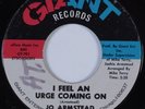 Northern Soul 45 JO ARMSTEAD I Feel An Urge Coming On GIANT HEAR