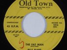 R&B Rocker 45 BILLY BLAND Fat Man OLD TOWN HEAR