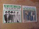 ROLLING STONES 45 1964/5 Time Is On My Side + get off of my cloud Picture Sleeve