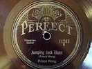 78rpm Prince Wong - Wong Wong Blues / Jumping Jack Blues Hawaiian Steel Guitar