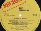 The Business - 'Suburban Rebels' 1983 UK Secret LP