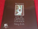 DEVY ERLIH PAGANINI LES 24 CAPRICES POUR VIOLON SOLO VIOLIN FRENCH ADES 2 LP SET