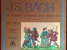 DEVY ERLIH BACH 6 SONATAS AND PARTITAS FOR SOLO VIOLIN VOLUME I ADES ORIG. LP