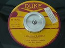 little junior parker I WANNA RAMBLE/BACKTRACKING r&b jump blues on DUKE