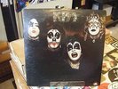KISS S/T LP 1974 NB9001 no 'Kissing Time' Blue Bogart Smoking Man Label VG++