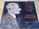 Ravel: Piano Concertos - Samson Francois / Cluytens **Columbia SAX 2394 LP**