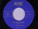 K.C. MOJO WATSON: Love Blood Hound / I Kept On Trying 45 rare Blues & R&B