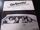 THE SECRETS-It's your heart tonight/Get your radio 45 w/PS RARE Power Pop 1979