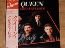 QUEEN Greatest Hits - RARE 1982 JAPAN RE-ISSUE VINYL LP + OBI (Cat No. P-6480)