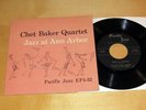 Jazz 45-EP CHET BAKER QUARTET Jazz At Ann Arbor PACIFIC JAZZ EP4-32 VG++/NM-