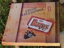 THE BEATLES BOX SET FROM LIVERPOOL-8 LP AUSTRALIAN PRESS RECORDS-ORIGINAL POSTER