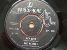 THE BEATLES-HEY JUDE/REVOLUTION RARE INDIAN   7'' 45RPM 1968 PARLOPHONE EX+