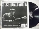 SXL 2266 ROSSINI Overtures GAMBA LONDON SO DECCA ED1 WB GROOVED STEREO LP