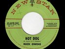 CLASSIC ROCKABILLY-BUCK OWENS-NEW STAR 6418-HOT DOG/SWEETHEARTS IN HEAVEN