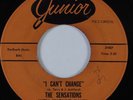 Northern Soul 45 SENSATIONS & YVONNE BAKER I Can't Change JUNIOR HEAR
