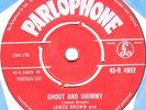 JAMES BROWN/  FAMOUS FLAMES - SHOUT AND SHIMMY UK, Parlophone, 45-R 4952,  '62