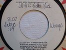 Paul McCartney Wings 'With a Little Luck' Demo Test Pressing Promo 45 Beatles