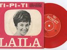 4016 ESC EUROVISION 1962 FINLAND #1 LAILA - 45 RARE SWEDEN PRESS RED VINYL