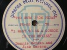 78rpm Warner Bros. studio Disc 1940's Dennis Morgan, Jack Carson