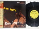 RAY BROWN BASS HIT VERVE POJJ-1530 Japanese Pressing OBI Vinyl LP