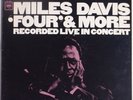 MILES DAVIS: Four & More LIVE IN CONCERT 2-EYE Vinyl LP 1A VG++