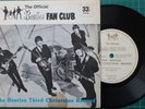 THE BEATLES Third Christmas Record 1965 Fan Club flexi PS EP