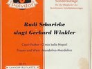 RUDI SCHURICKE   EP - Single - 4 Lieder    CAPRI FISCHER / O MIA BELLA NAPOLI