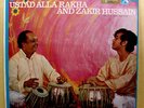 USTAD ALLA RAKHA + ZAKIR HUSSAIN - Tabla In Solo and Duet - '72 India press LP