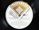 9x 78rpm EUGEN JOCHUM - BEETHOVEN Symphony 9 - RARE SAMPLE RECORDS