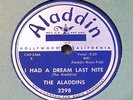 THE ALADDINS I had a dream last nite ALADDIN #3298 doo wop 78rpm EX-