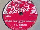 J.B. LENORE mamma talk to your daughter PARROT #809 rare 78rpm VG+