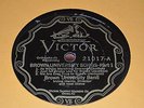 78 RPM Brown University Band Victor Scroll 21017 E
