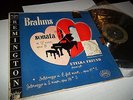 BRAHMS Sonata #3 in F minor ETELKA FREUND 1952 LP Remington R 199-109 EXCELLENT