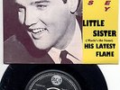 ELVIS PRESLEY ORIGINAL U.K. LITTLE SISTER   SINGLE IN NEW COVER