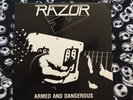 Razor Armed And Dangerous Vinyl Voice Records M-260957 *SUPER RARE*