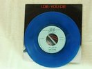 gary numan 7 inch single blue vinyl I die,You die
