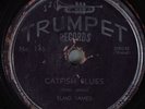 ELMO JAMES Blues 78 rpm Catfish Blues b/w Dust My Broom TRUMPET 146
