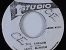 Reggae 45 LONE RANGER The Answer 1 STUDIO HEAR