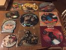 PICTURE VINYL DISC LOT ROCK AND METAL MEAT LOAF, TANGERINE DREAM, BOSTON