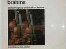 RARE MICHELE AUCLAIR BRAHMS VIOLIN CONCERTO FRENCH FONTANA 200.060 WGL