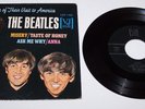 1964 THE BEATLES  Souvenir of Their Visit to America  VJ EP SILVER PRINT BRACKET