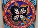 KISS Original ROCK AND ROLL OVER LP Sticker + Kiss Army Insert + Sleeve STERLING