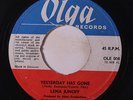 LENA JUNOFF: Yesterday Has Gone / Good Kind Of Hurt 45 (UK, clean VG) Soul