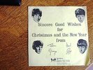 1963 Beatles fan club Christmas message disc sleeve only