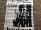rare the Bauhaus dark Entries promotional poster Rare 4ad Reccords Rare