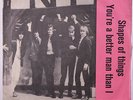 YARDBIRDS: Shapes Of Things / You're A Better Man Than I 45 (Denmark w/ PS some