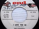 Chantels AUTOGRAPHED 45 I Love You So How Could You Call It Off DOOWOP R&B w3633