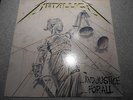 METALLICA AND JUSTICE FOR ALL  2 LP SET  ELEKTRA ORIGINAL INNER SLEEVE  218